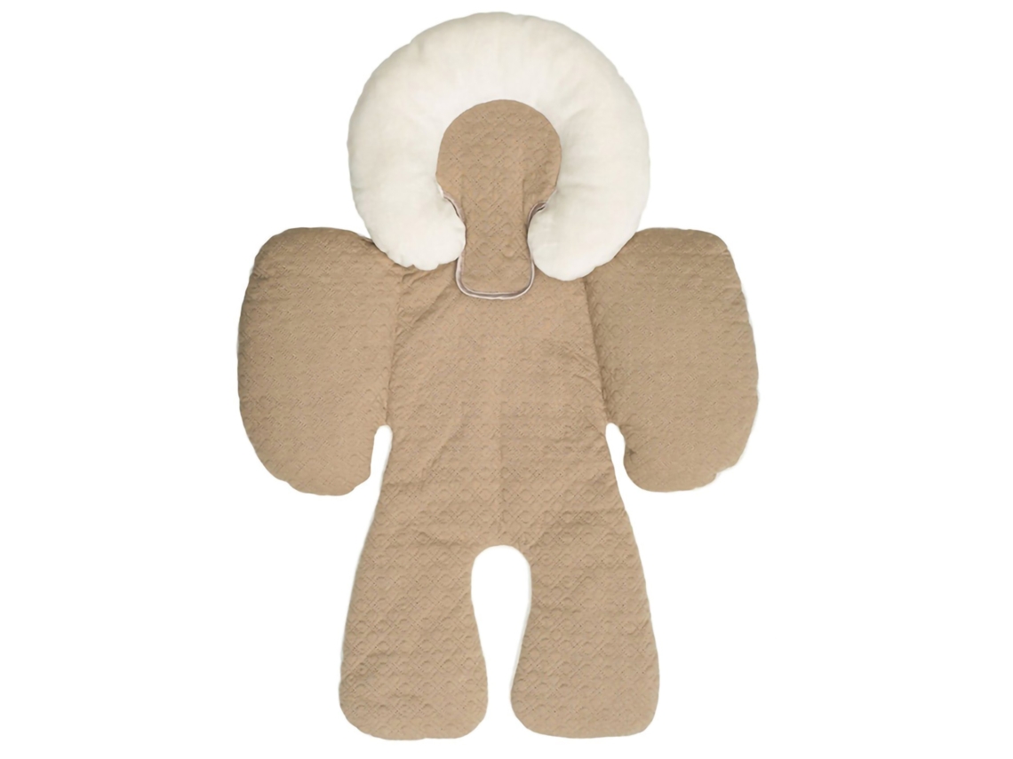 Primerox tapete Protetivo para Carrinho de Bebê Macio Algodão Pelúcia Ajustável Inverno Verão Khaki