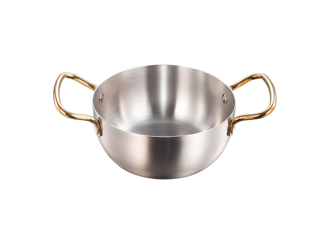 Panela de Ramen Inox LAXISCREED Rápido Aquecimento Prata
