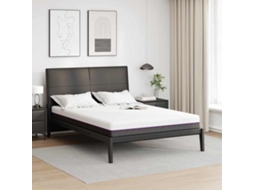 Vidaxl Colchão De Espuma De Memória Médio 140 X 200 Cm Branco E Cinza