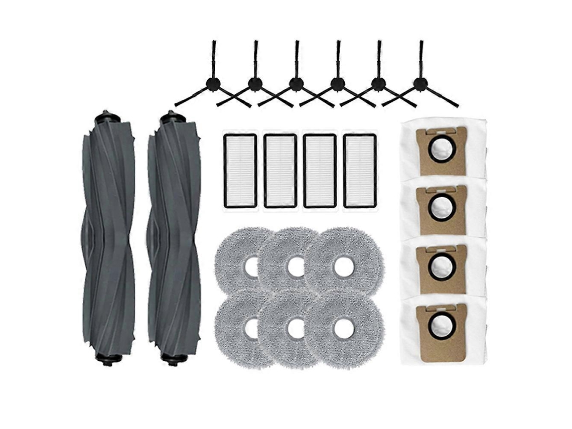 Acessórios Para Dreame Bot L20 Ultra/ L30 Ultra/ X20 Pro/ S30 Pro Ultra: Escova Lateral Principal, Pano De Limpeza, Filtro Hepa, Sacos De Pó._ozo
