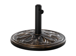 Base Ombrellone 13kg Supporto Pali Ø35/38/48mm Giardino/balcone Bronzo ZENCORE SERVICES