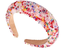 1 Peça De Tiara Elegante Para Cabelo, Acessório Para Casamento E Festa, Faixa De Cabeça Acolchoada Com Detalhes Delicados E