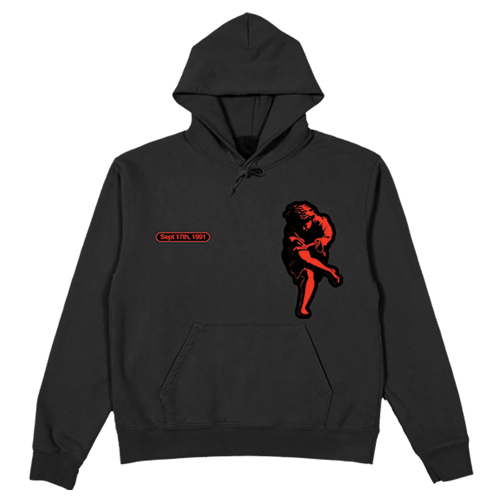 Rockinstone 30th Annersary Use Your Illusion Logo Hoodie Cotton Fabric(xxxl)