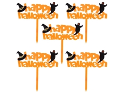 5 Peças De Escolhas De Bolo De Halloween Para Decorações De Halloween