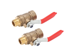 Válvula De Bola 1/4 Acessórios Compressor Ar 2pçs