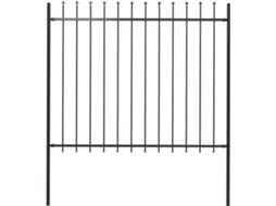 Spike Fence, Spike Fences Vidaxl Preto Aço (n/a)