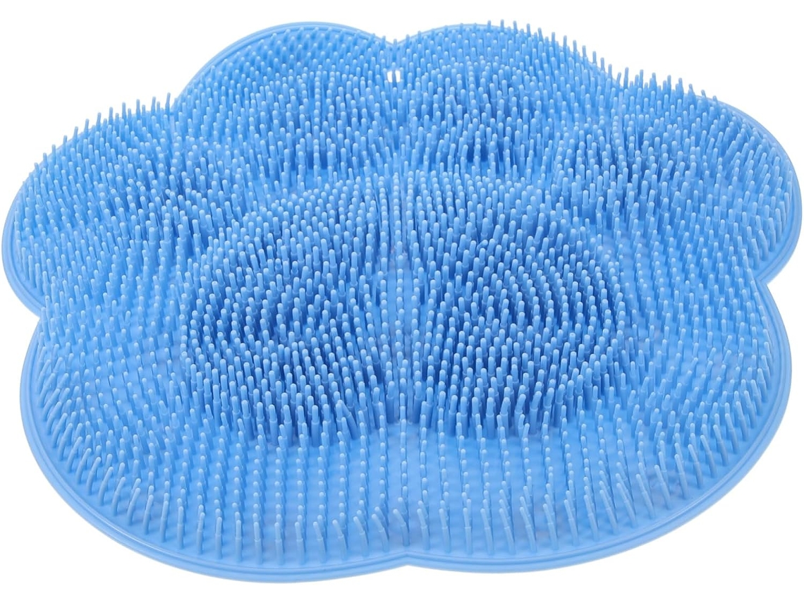 Escova Esfoliante Para As Costas Homoyoyo Com Ventosa E Suporte De Parede Limpeza No Chuveiro