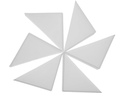 Conjunto De 100 Protetores Canto Triangulares Para Móveis, Protetores Decorativos Para Bordas De Mesas, Molduras De