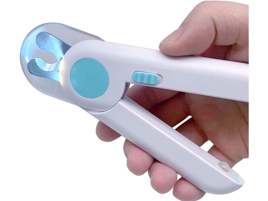 Cortador de unhas profissional com LED para animais de estimação