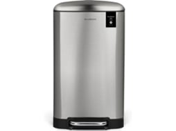 Caixote do Lixo LES COLLECTORS N°875 Prateado (Aço Inoxidável - 40 L)