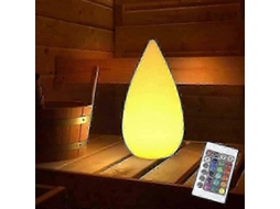 Lâmpada De Mesa Led Sem Fio Recarregável, Dimmable Com Controle Remoto E Cores Rgb Ip55