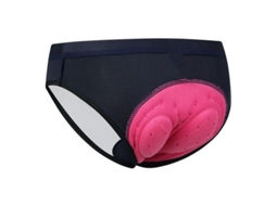Calcinha Ciclismo Feminina com Camada de Proteção Molhagem Absorvente Material Elástico e Confortável para Uso Toda a Estação Azul Escuro L
