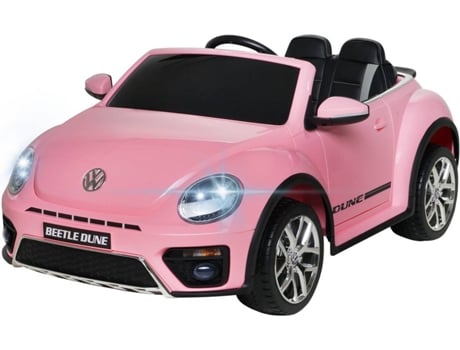 Carro elétrico XTRM Infantil Vw Beetle Licenciado - Rosa
