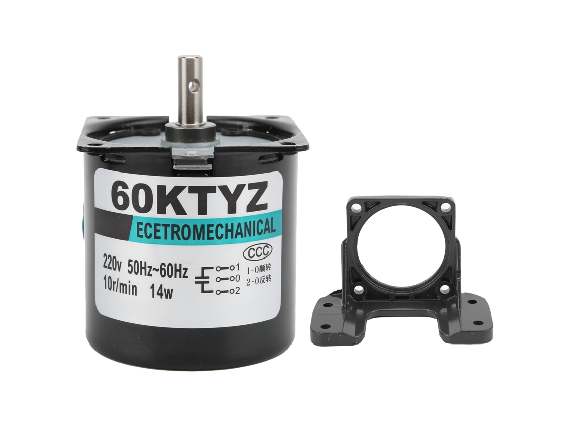 Motor Síncrono Ca 14w Iman Permanente De Baixa Velocidade 10rpm E Eixo Central Controllável 2-way 220v Xd60ktyz
