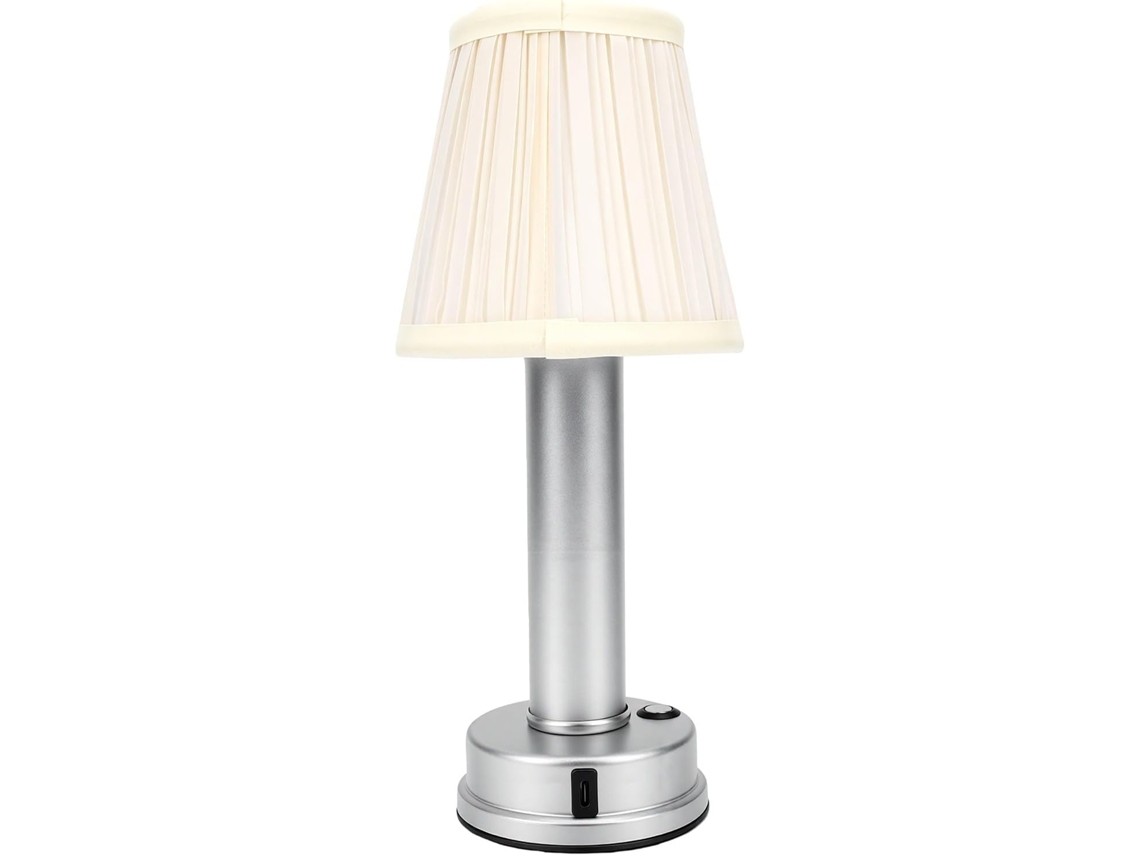 Luminária de mesa Hyuduo Semi Fio, luminária de mesa LED recarregável com cúpula Tído, luz de cabeça portátil