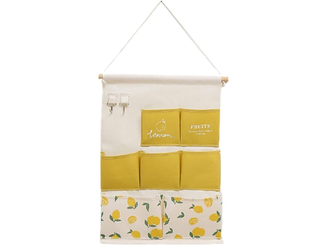 Bolsa De Armazenamento Suspensa Para Parede Porta Estante Organizador De Parede Bolsa De Tela Pequena Dormitório