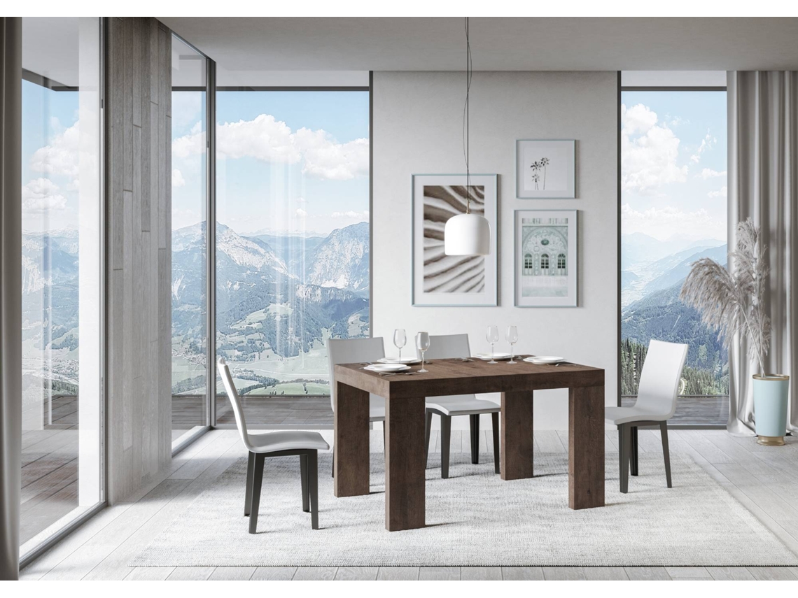 Mesa de Jantar Extensível 90X120/224 Cm Roxell Nogueira