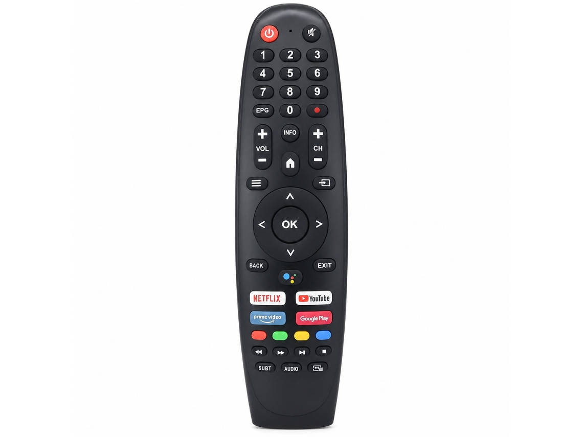 Comando À Distância Infravermelho Para Tv Compatível Com Jvc Rm-c3408e, C3420, Ec40v2fa E Ec32v2ha, Sem Voz