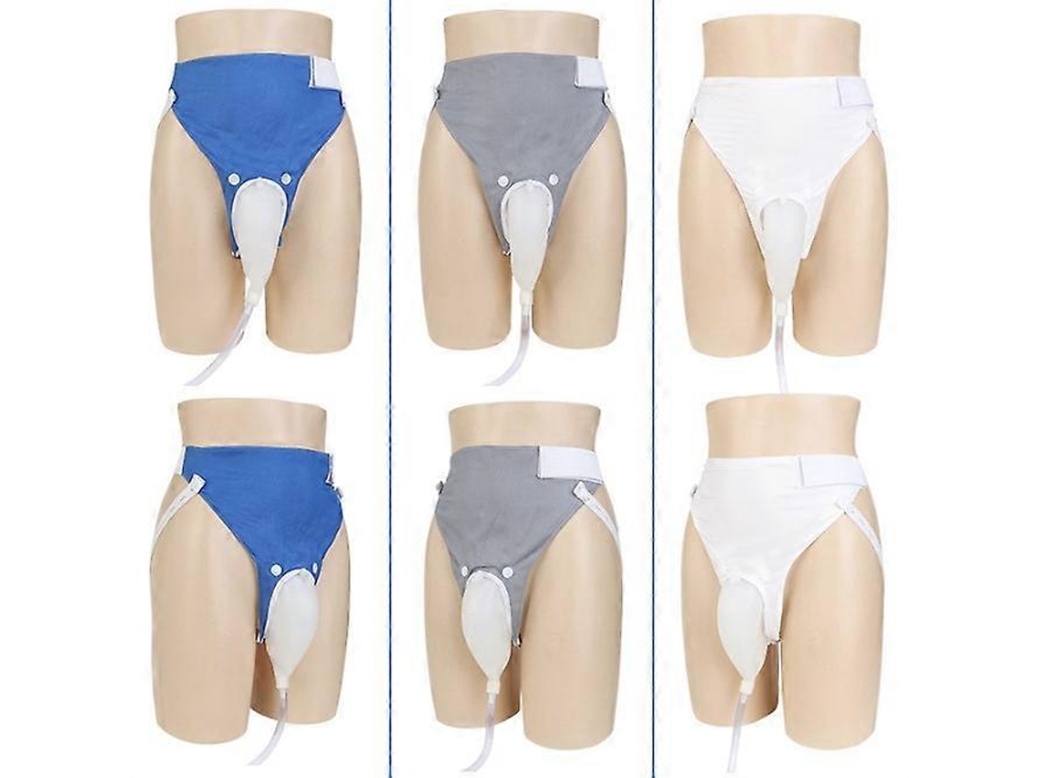 Rebe-bolsa De Urina Portátil Com Cateter 1000ml/2000ml Para Homens Idosos Incontinência Urinária Pacientes Deitados Azul/cinza Blanco