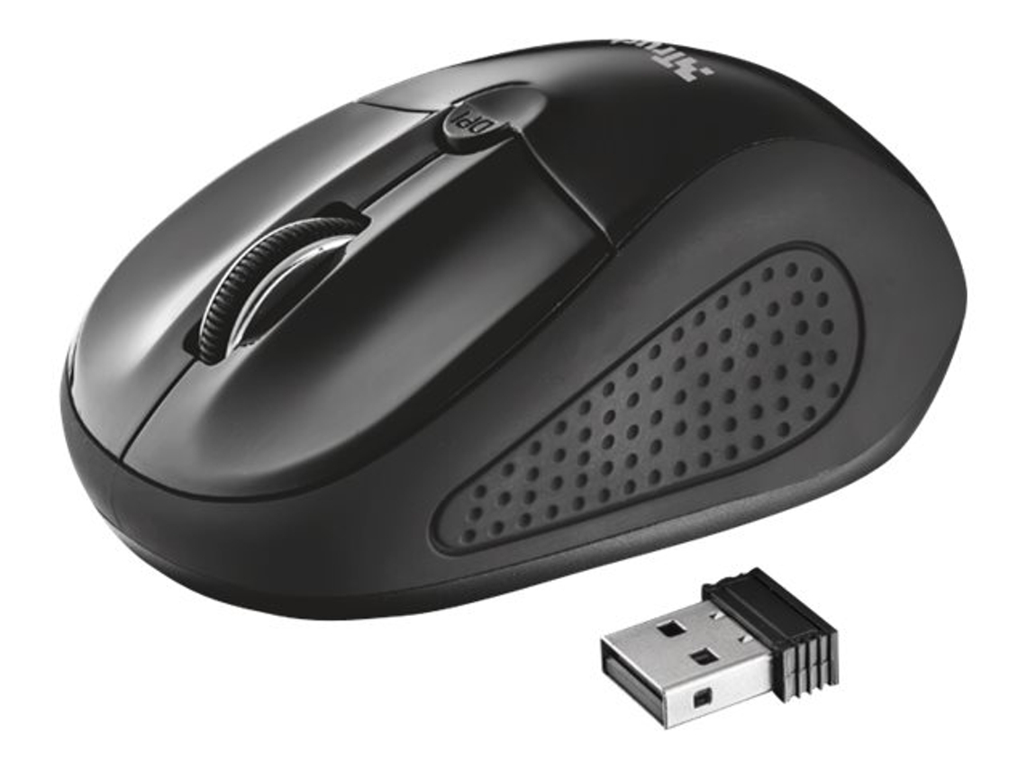 Rato TRUST Primo (Wireless - Casual - 1600dpi - Preto)