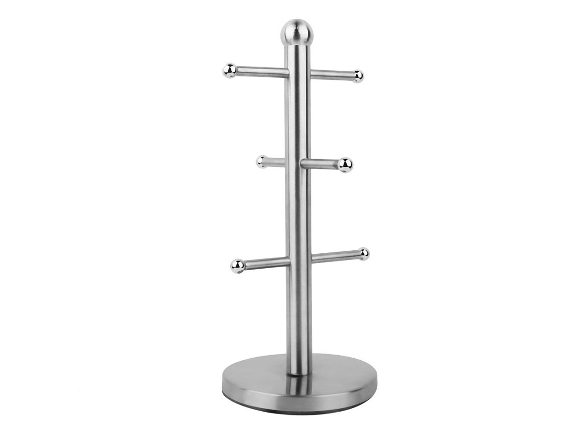 Nova Line suporte para Copos em Aço Inoxidável em Forma de Árvore Organizador de Copo de Chá Estante para Canecas