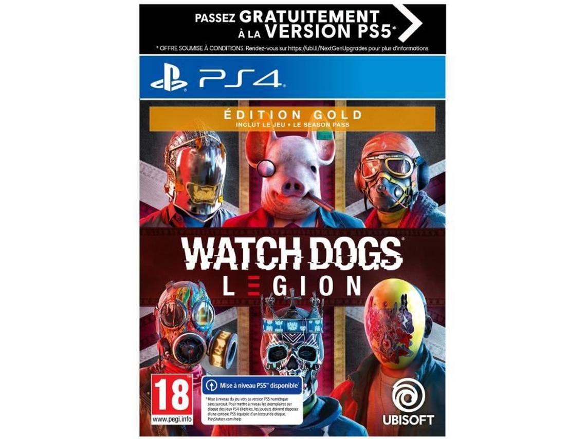 Jogo PS4 Watch Dogs Legion Gold Edition Atualização Gratuita para Ps5