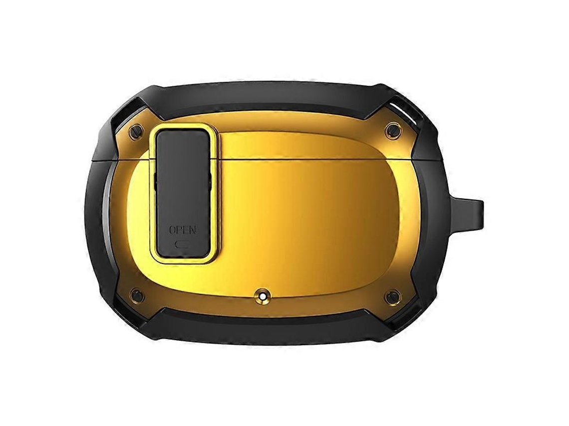 Capa protetora para fones de ouvido Bumblebee Armor com interruptor e gancho para Beats Studio Buds. GIECY