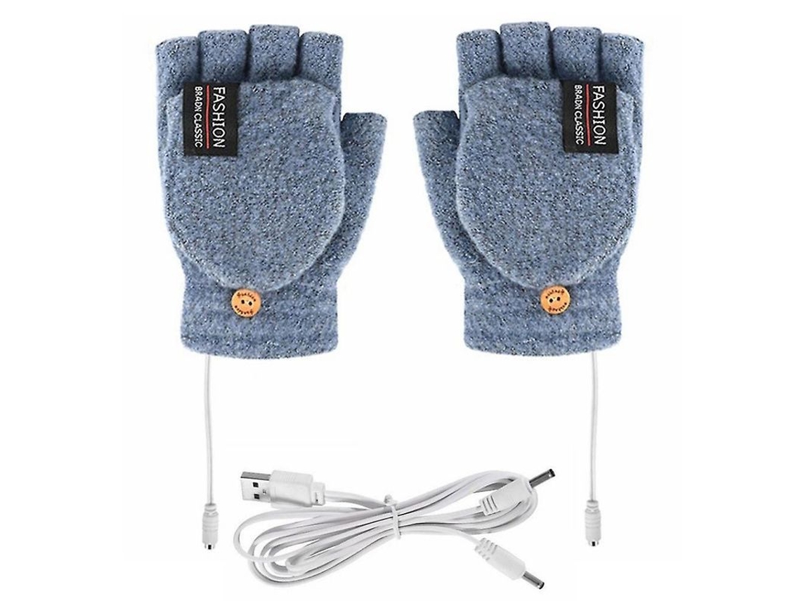 2026 guantes Eléctricos de Aquecimento Usb para Inverno com Mitones de Meia e Inteira Falange Termais