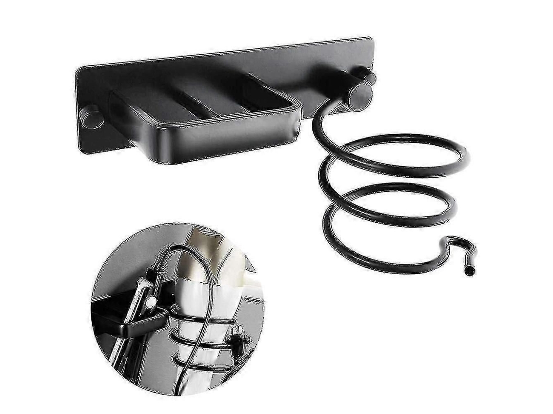 Suporte para Secador de Cabelo, Conjunto Prateleiras Pendurar Cabelo Parede Pjun GOKOCO