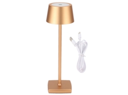 2026 lâmpada de Escritório Led com Carregamento Usb para Sala de Estar Luz de Leitura Luz Branca Quente Ouro