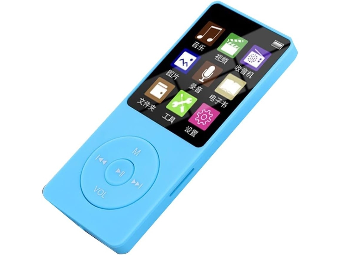 Reprodutor De Mp4 Mp3, Bluetooth, 160x120p, Walkman, Estudante, Tela De 1, 8 Polegadas, Entrada Para Cartão De 64gb