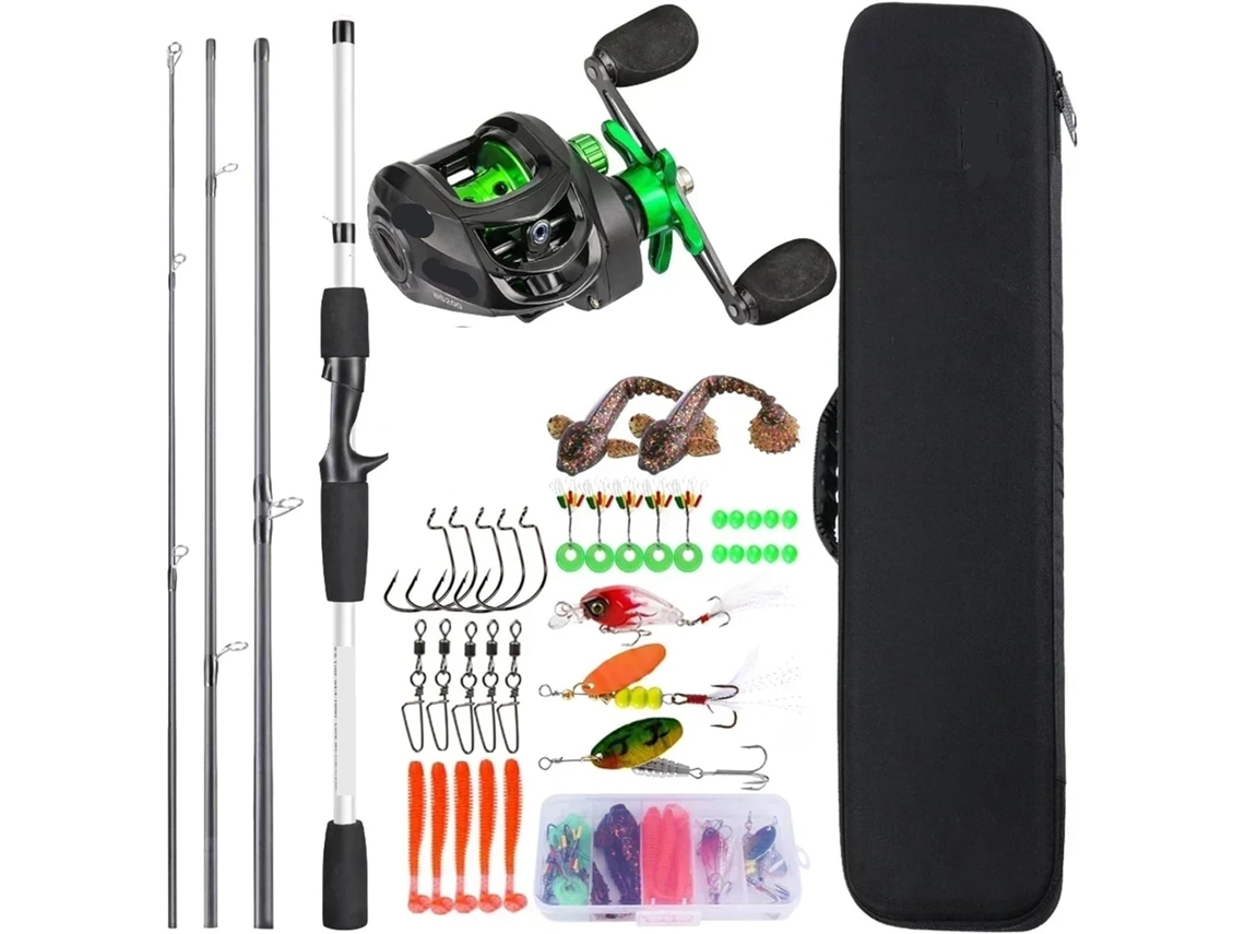Kit de Pesca com Anzóis, Bóias e Linha S/MARCA