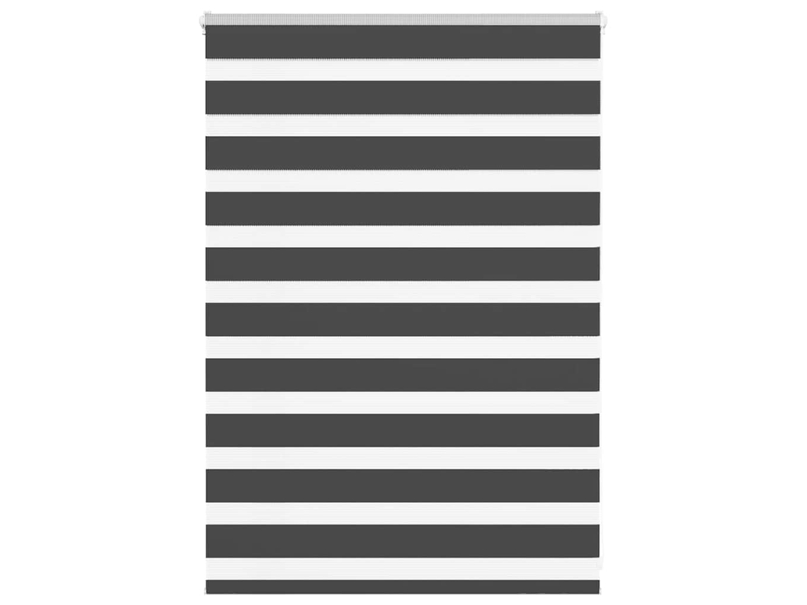 Vidaxl Cortina De Zebra 100x100 Cm Largura Do Tecido 95,9 Cm Poliéster