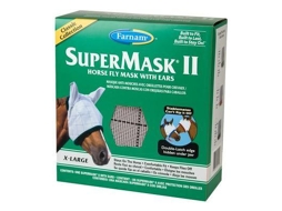 Máscara de mosca para cavalos com orelhas FARNAM Supermask II Horse Horse
