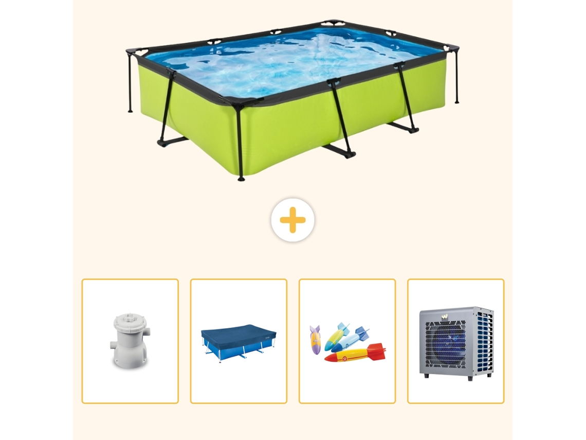 Exit-toys Piscina Exit Retangular - 300x200x65 Cm - 5-peças S187