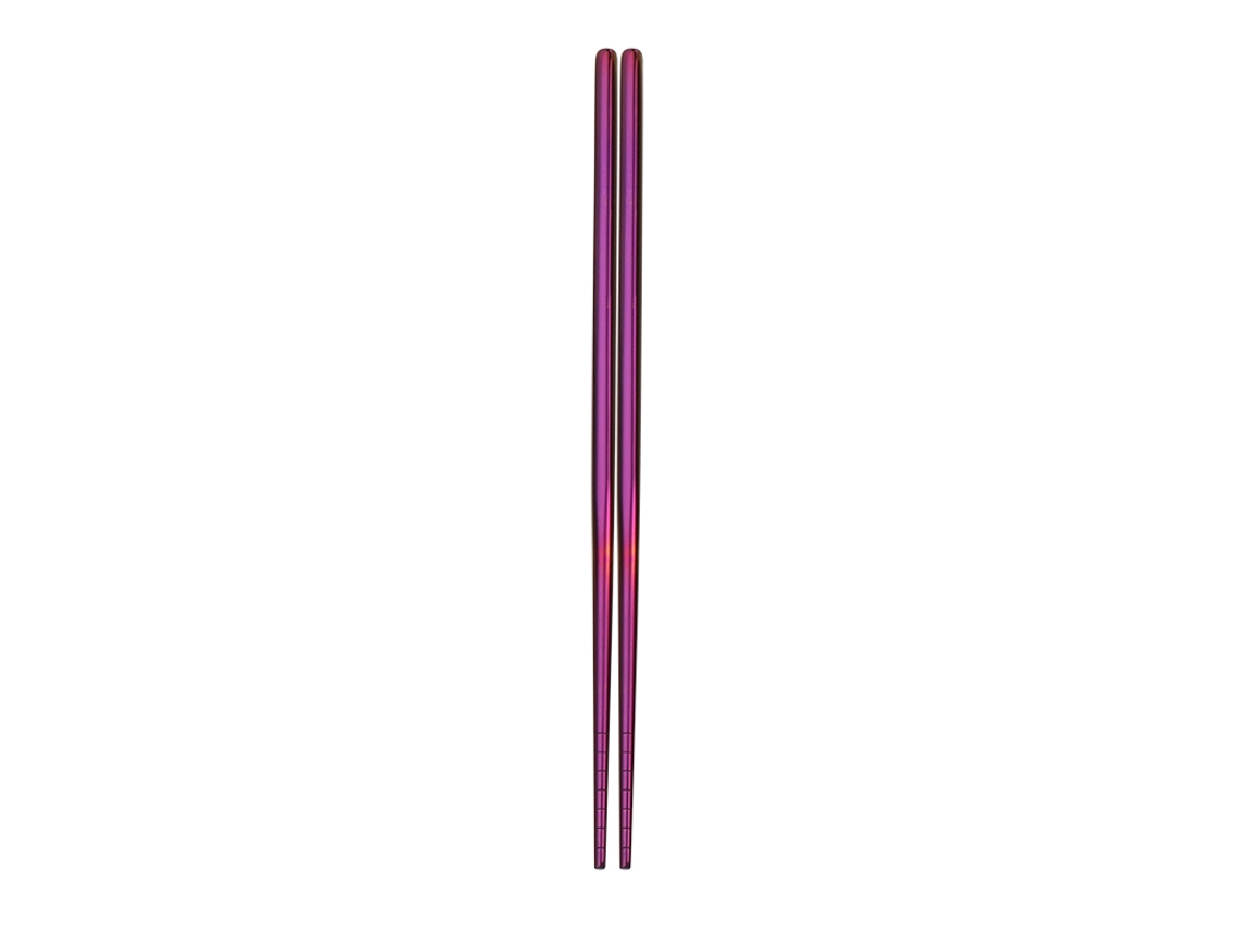 um Par de Facas Antiderrapantes em Aço Inoxidável 304, Resistentes Ao Calor e Fáceis de Limpar. MDUG (roxo)