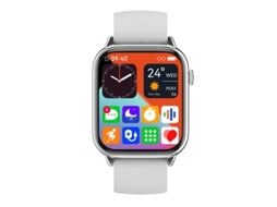 Smartwatches Tela Hd de 1 9 Polegadas Proteção Contra Poeira e À Prova D'Água Ip68 Prata AUJEZON