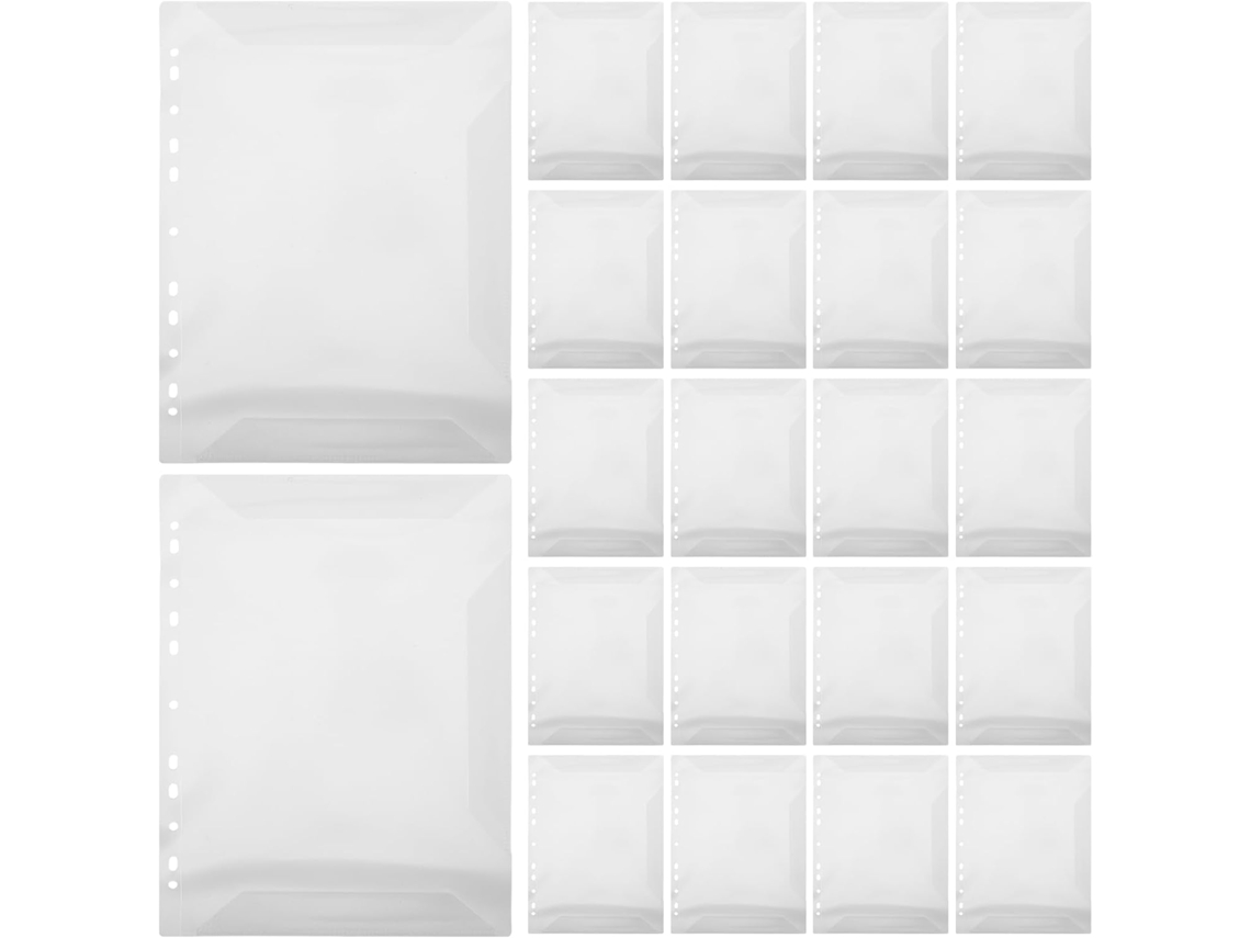 Pasta Partituras Upkoch Tamanho A4 Com 10 Folhas Plásticas Transparentes, Design Antirreflexo E Fácil Organização