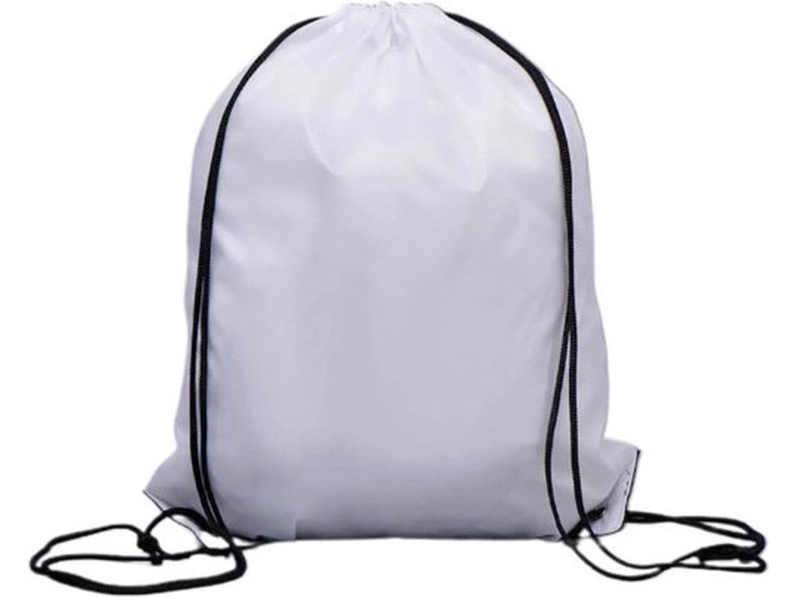 Bolsa de Ginástica, com Cordão, 12 Litros, Branca BRILVIBERA