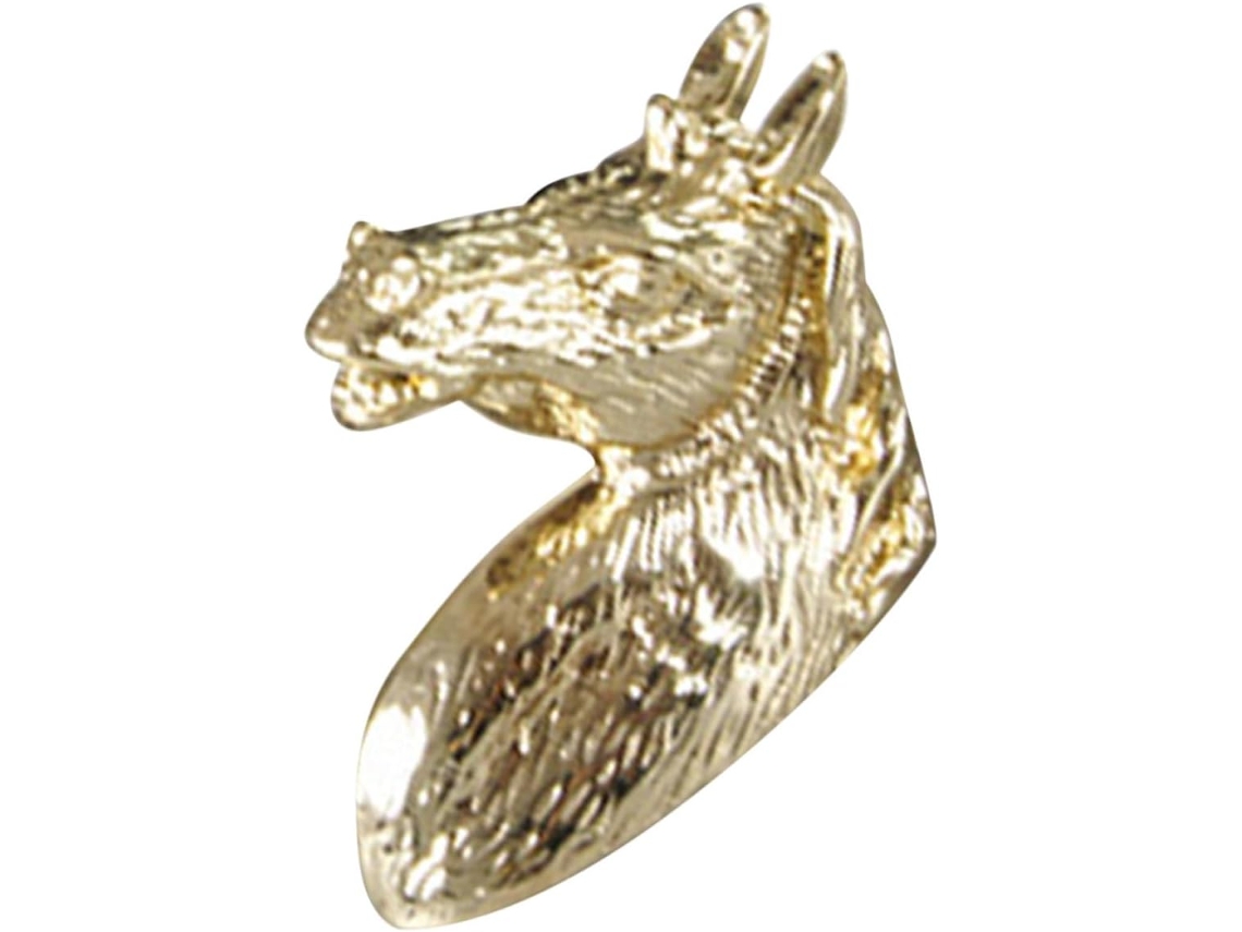 Puxadores De Porta Em Liga Zinco Com Design Cavalo Dourado Para Guarda Roupas E Portas Fácil Instalação