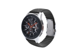 Bracelete Silicone Stripe Adaptável Garmin Venu Cinzento