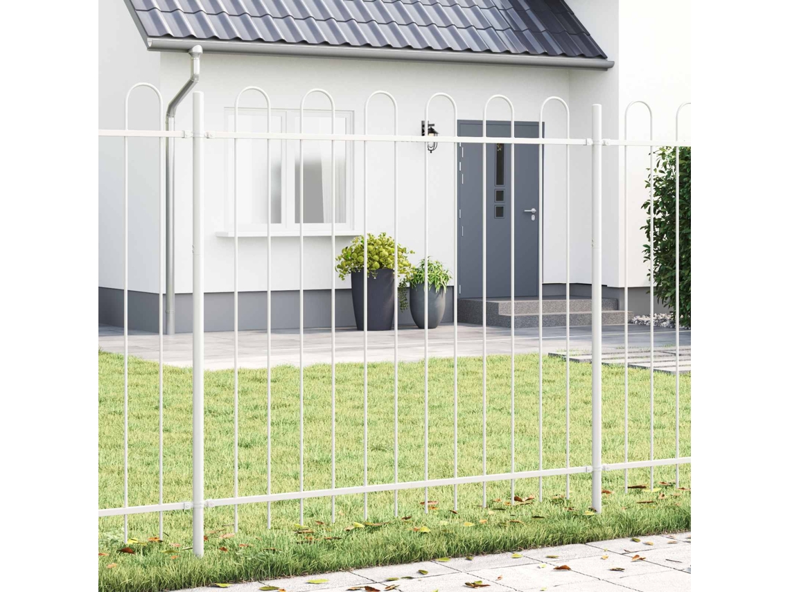 Vidaxl Cerca Para Jardim Woerden 3 Unid. 5,1 X 0,6 M Cinzeto
