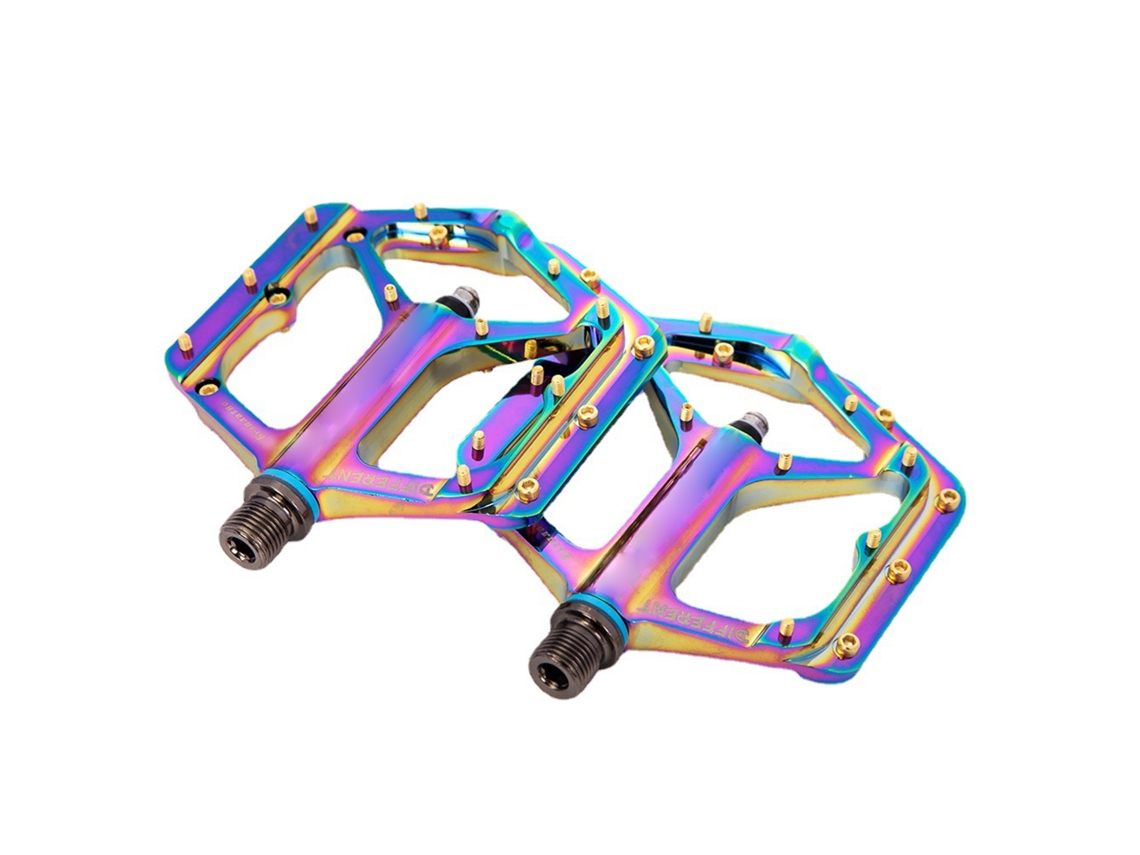 Mali pedais de Bicicleta Mtb e Road Bike Anti derrube de Alumínio com Cores Vibrantes