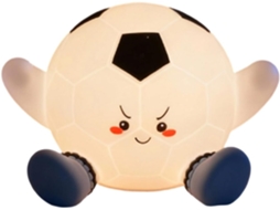 Luminária Noturna De Silicone Com Tema Futebol Abajur Cabeceira Para