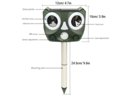 Repelente Ultrassônico Soar para Animais Jardim