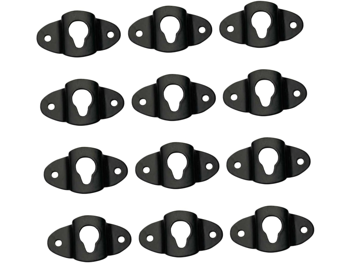 Conjunto De 20 Suportes De Ferro Reforçados Para Pendurar Caixas De Som, Com Design Compacto E Duráv Gokoco