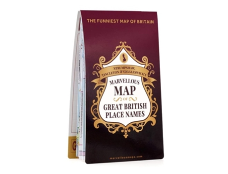 Livro Marvellous Map of Great British Place Names de Tincleton & Giggleswick Strumpshaw (Inglês)