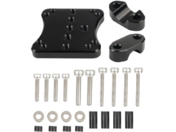 Suporte Gps Para Moto Com Guia De Fixação 12 Mm, Ajustável, Em Plástico, Preto, Motos, Turismo E Plein Air