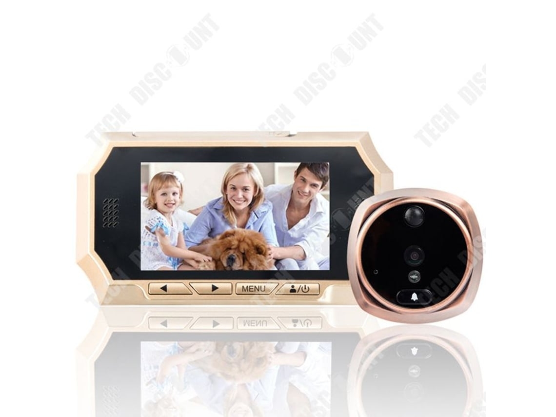 Sonnette Desconto em Tecnologia Hd 4,3 Polegadas Detecção de Movimento Visão Noturna Gravação de Vídeo Brilvibera_gsg