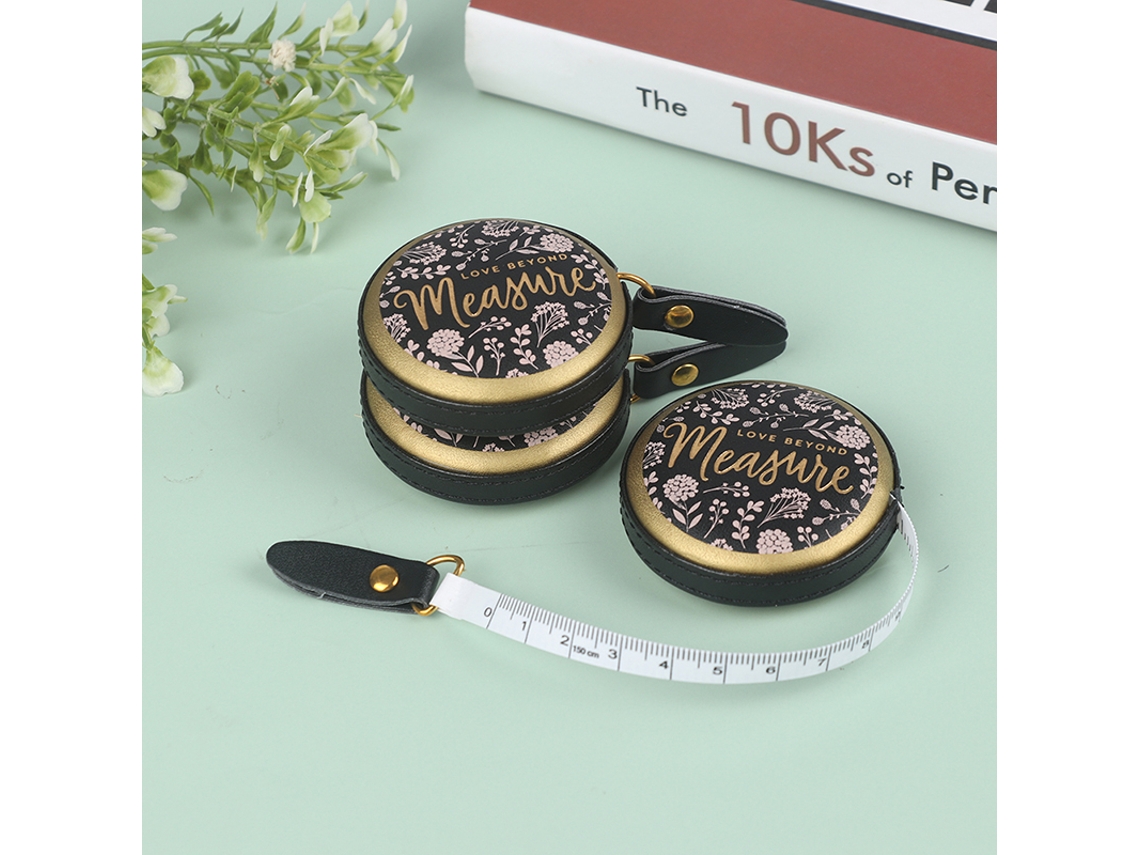 Mini Fita Métrica Retrátil Estilo Vintage Portátil De 1,5 M, Régua Métrica Retrô Para Costura, Rolo De Fita Em Centímetros E Pole Aquaforge